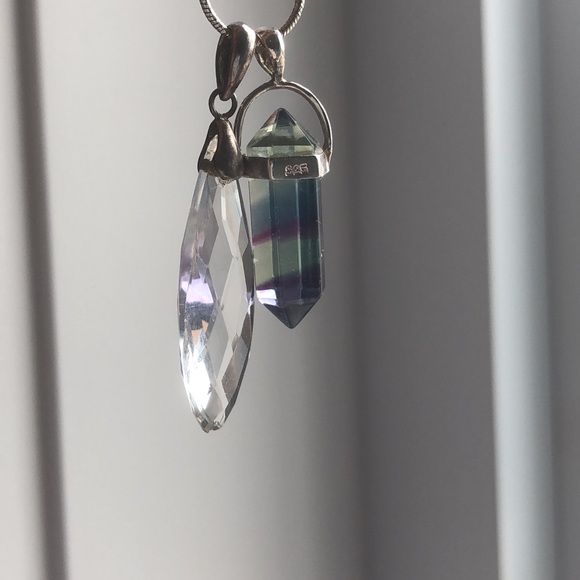 Silver Crystal Pendants - Picture 7 of 8